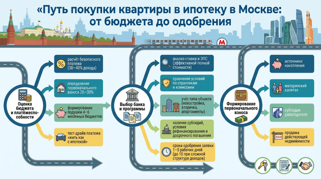 Путь покупки квартиры в ипотеку